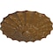 Ekena Millwork Shakuras Ceiling Medallion (Fits Canopies up to 1 3/8"), 9"OD x 1 3/8"P, Smokey Topaz Crackle CM09SHSTC - alternate 5